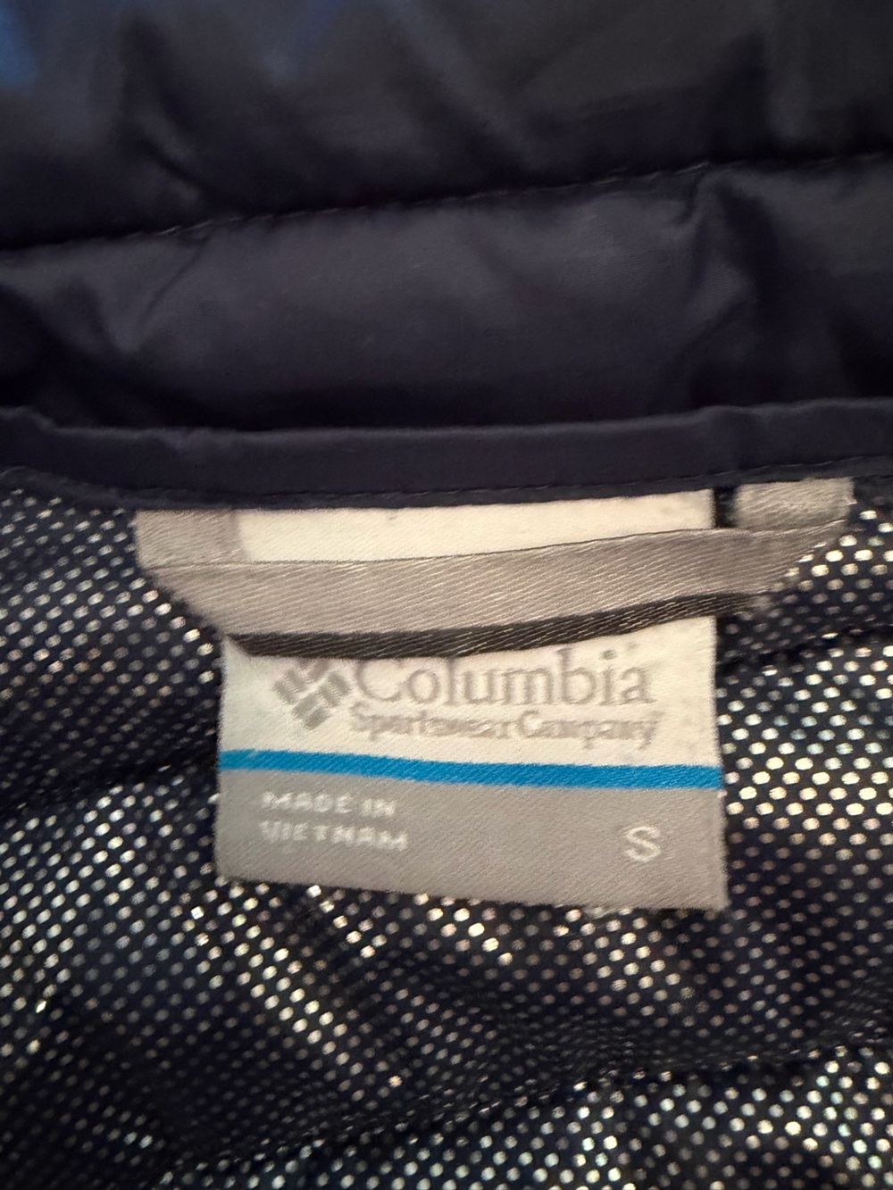 Columbia Navy Packable Quilted Puffer Jacket - Picture 6 of 8